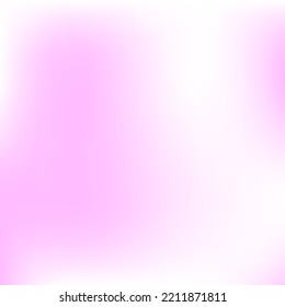 Trendy Light Empty White Gradient Mesh. Barbie Pink Digital Soft Watercolor Gradient Background. Pastel Bright Vector Color Blurred Texture. Minimal Smooth Liquid Fashion Vibrant Blurry Wallpaper.