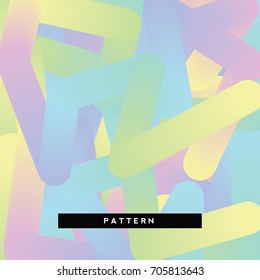 Trendy light pattern. Graphic background