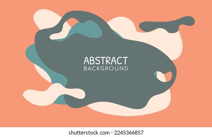 Trendy Liquid Abstract Background. Vector illustration for your graphic design, banner, poster, web, and social media Template
