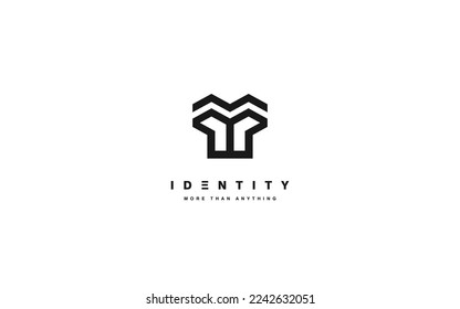 Trendy logo template with modern style.