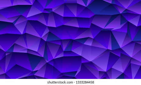 Trendy Low Poly with Indigo and Violet Backdrop