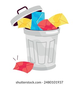  Trendy  Mail Delivery Flat Stickers