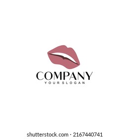 Trendy makeup icons. Lips wearing red lipstick.