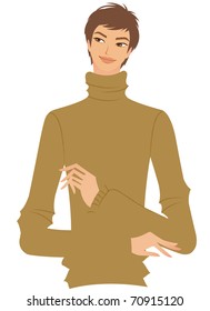 hombre de moda