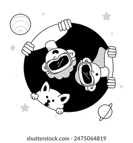 Mini Ilustraciones De Moda Metaverse Doodle 