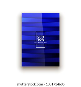 Trendy Minimal empty blue covers design set. Colorful halftone gradients background modern template web design. Cool gradients Future blue geometric patterns set isolated white background.