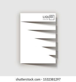 Trendy Minimal empty covers design set. white halftone gradients background modern template design for web. Cool gradients. Future geometric patterns set isolated on white background.