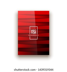 Trendy Minimal empty red covers design set. Colorful halftone gradients background modern template web design. Cool gradients Future red geometric patterns set isolated white background.
