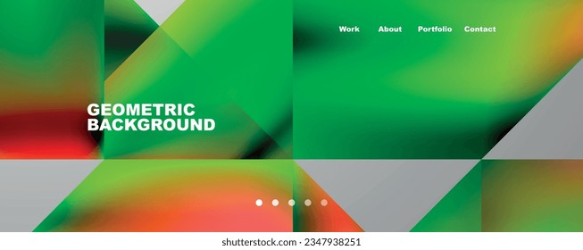 Fondo abstracto de composición geométrica a la moda. Fondo de colores brillantes para el fluido triangular. Ilustración vectorial para fondo de escritorio, pancarta, fondo, tarjeta, ilustración del libro, página de inicio