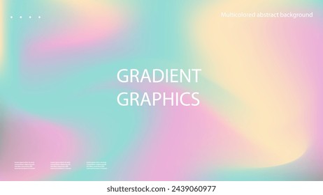 Fondo de degradado borroso fluido minimalista de moda. Fondo moderno para el póster, folleto, publicidad, carteles, página de destino del sitio web. Ilustración vectorial en colores pastel