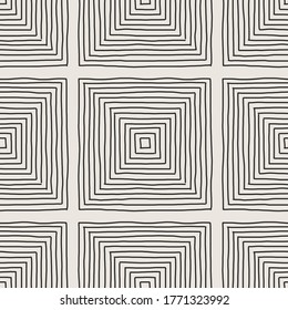 Trendy minimalist seamless pattern with abstract creative artistic hand drawn composition ideal for interior design, wallpaper, minimal background, vector illustration