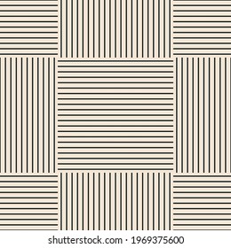 Trendy minimalist seamless pattern with abstract creative geometric composition
