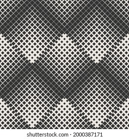 Trendy minimalist seamless pattern with abstract creative geometric composition