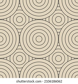 Trendy minimalist seamless pattern with abstract creative geometric composition