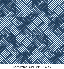 diseño minimalista de moda sin fisuras con composición abstracta a mano en vector azul y blanco