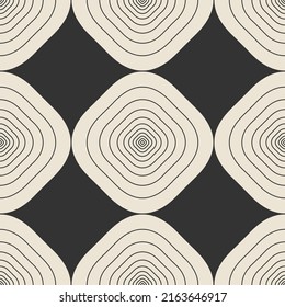 Patrón minimalista a la moda con composición geométrica abstracta y creativa