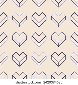 Trendy minimalist seamless pattern with abstract creative geometric composition