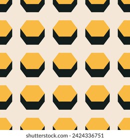 Patrón minimalista sin fisuras de moda con composición geométrica creativa abstracta
