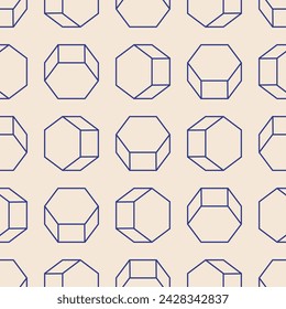 Patrón minimalista sin fisuras de moda con composición geométrica creativa abstracta