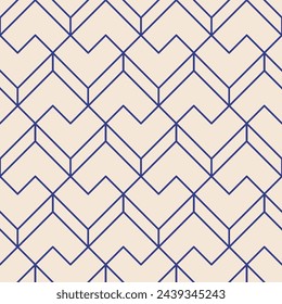 Trendy minimalist seamless pattern with abstract creative geometric composition