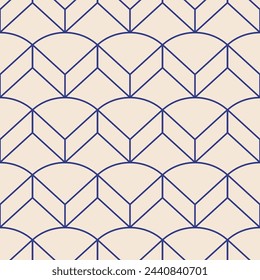 Patrón minimalista sin fisuras de moda con composición geométrica creativa abstracta