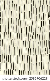 Trendy minimalist seamless pattern with abstract creative artistic hand drawn composition ideal for interior design, wallpaper, minimal background, vector illustration