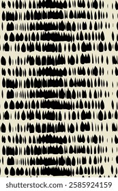 Trendy minimalist seamless pattern with abstract creative artistic hand drawn composition ideal for interior design, wallpaper, minimal background, vector illustration