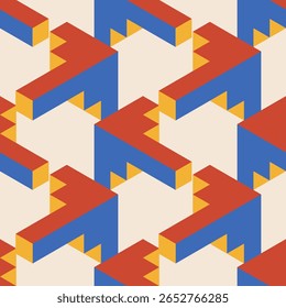 Moda minimalista padrão sem emenda com composição geométrica criativa abstrata