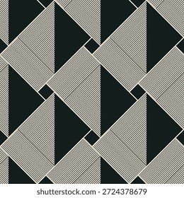 Modelo inconsútil minimalista de moda con la composición artística creativa geométrica abstracta