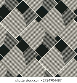 Modelo inconsútil minimalista de moda con la composición artística creativa geométrica abstracta