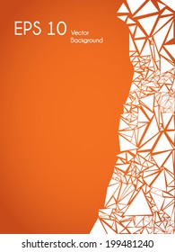 Trendy minimalist vector background