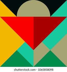 Trendy minimalistic creative design, modern abstract background. Geometric element. Good for cover, voucher, poster, flyer, banner. Vector stock illustration