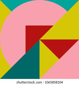 Diseño creativo minimalista moderno con un fondo abstracto moderno. Elemento geométrico. Es bueno para cubrir, vales, póster, volante, banner. Ilustración de material vectorial