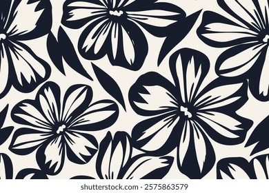 Trendy minimalistic floral background. Floral backdrop design