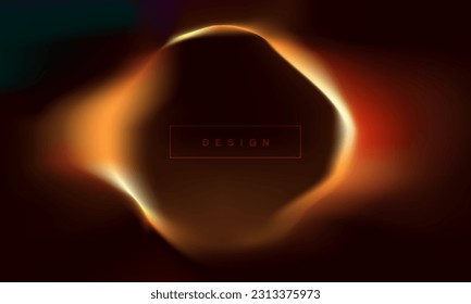 Trendy minimalistic fluid blurred gradient background. colourful abstract liquid shape design template. wallpaper for poster, brochure, advertising, placard, music festival, night club. vector design.