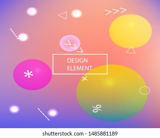 Trendy modern abstract background. Colorful backdrop with simple muffled colors. Vector illustration theme. Pink and violet elegant and easy editable smooth banner template.