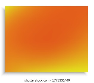 Trendy modern abstract background. Colorful backdrop with smooth and soft shadow. Vector illustration layout. Yellowd trendy and easy editable colored banner template.