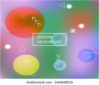 Trendy modern abstract background. Creative backdrop with soft muffled colors. Vector illustration art. Violet elegant and easy editable smooth banner template.