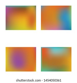 Trendy modern abstract background. Creative backdrop with simple muffled colors. Vector illustration flyer. Orange elegant and easy editable smooth banner template.