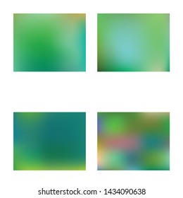 Trendy modern abstract background. Dynamic backdrop with bright rainbow colors. Vector illustration space. Green elegant and easy editable smooth banner template.