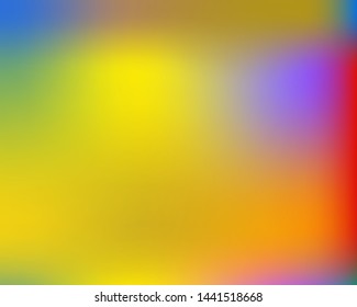 Trendy modern abstract background. Dynamic backdrop with bright rainbow colors. Vector illustration layout. Yellow elegant and easy editable smooth banner template.