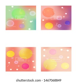 Trendy modern abstract background. Dynamic backdrop with simple muffled colors. Vector illustration space. Orange elegant and easy editable smooth banner template.