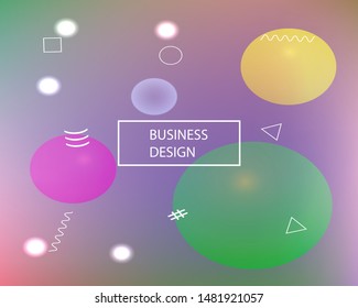 Trendy modern abstract background. Dynamic backdrop with simple muffled colors. Vector illustration texture. Violet elegant and easy editable smooth banner template.