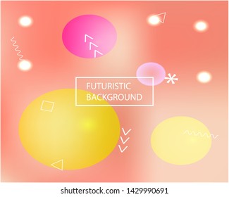 Trendy modern abstract background. Fresh backdrop with bright rainbow colors. Vector illustration theme. Pink elegant and easy editable smooth banner template.