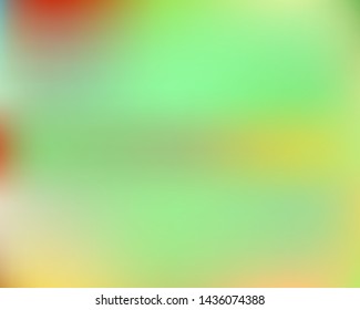 Trendy modern abstract background. Liquid backdrop with bright rainbow colors. Vector illustration art. Green elegant and easy editable smooth banner template.