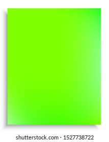 Trendy modern abstract background. Magic backdrop with smooth and soft shadow. Vector illustration layout. Green elegant and easy editable original banner template.