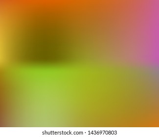 Trendy modern abstract background. Minimal backdrop with bright rainbow colors. Vector illustration space. Green elegant and easy editable smooth banner template.