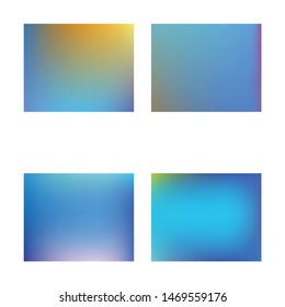 Trendy modern abstract background. Minimal backdrop with simple muffled colors. Vector illustration flyer. Blue elegant and easy editable smooth banner template.