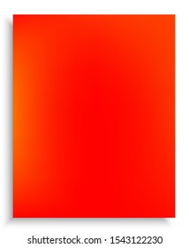 Trendy modern abstract background. Minimal backdrop with smooth and soft shadow. Vector illustration layout.  Red trendy and easy editable colored banner template.