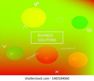 Trendy modern abstract background. Original backdrop with simple muffled colors. Vector illustration pastel. Green elegant and easy editable smooth banner template. 